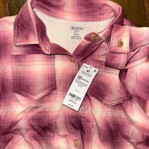 OshKosh B'gosh Purple Plaid Shirt